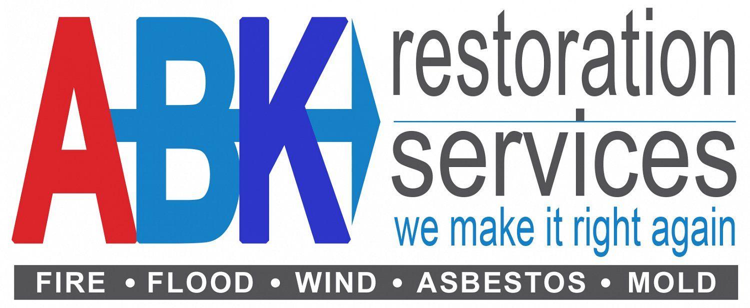 ABK Logo - ABK Flood Fire Restoration Services