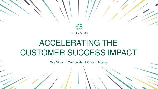 Totango Logo - Accelerating The Customer Success Impact