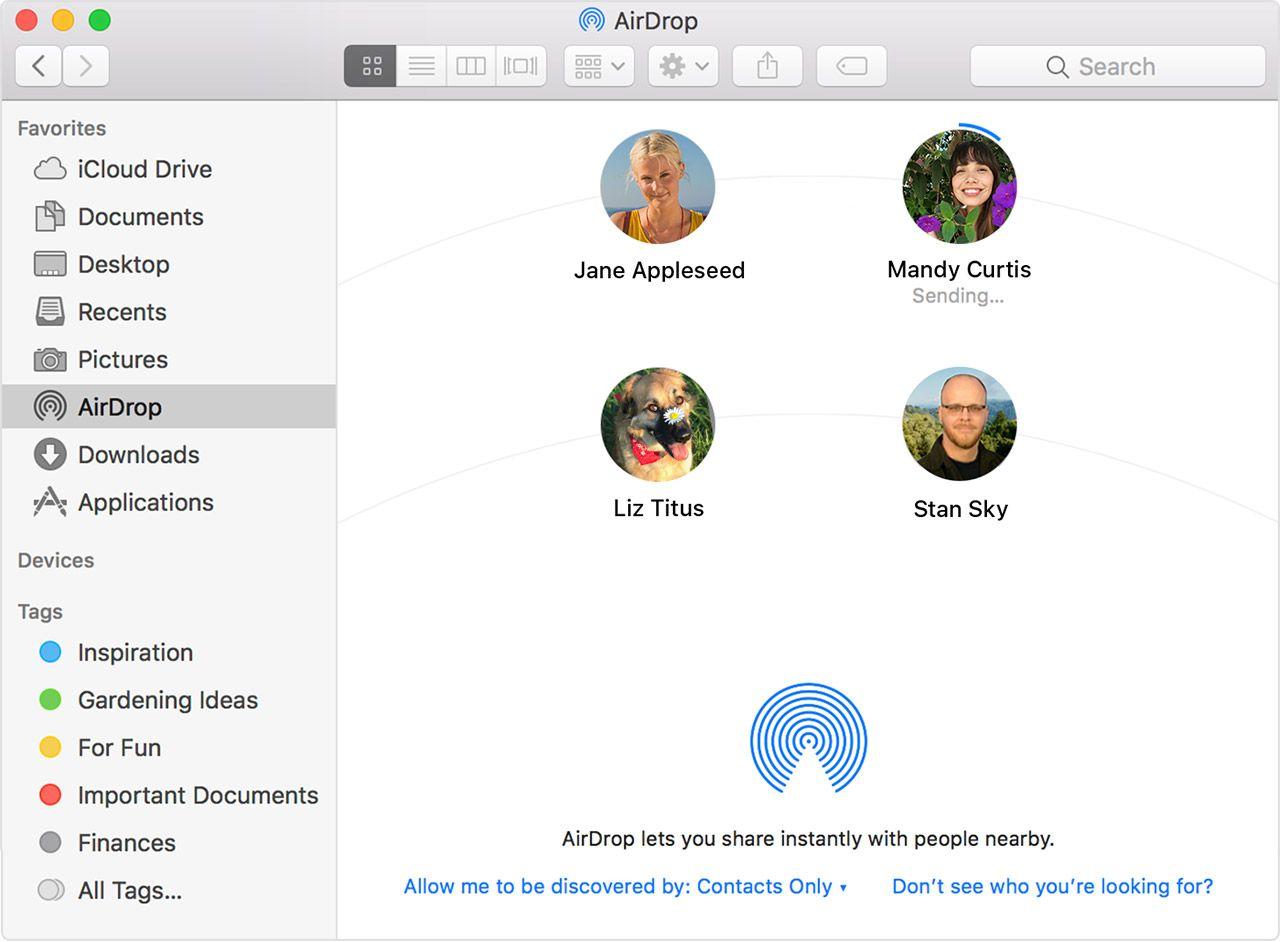 AirDrop Logo - Use AirDrop on your Mac