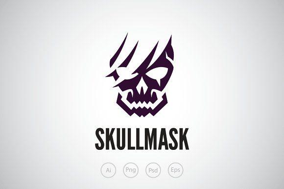 Broken Logo - Broken Skull Logo Template