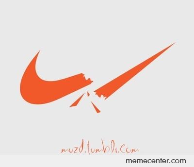 Broken Logo - Broken Nike Logo by ben - Meme Center