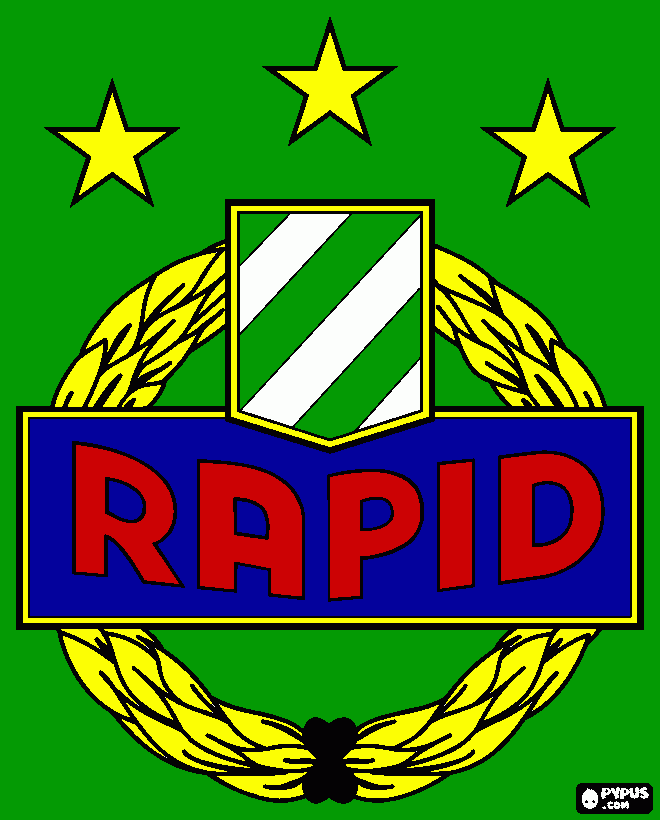 Rapid Logo - Ausmalbilder rapid logo, rapid logo zum ausdrucken