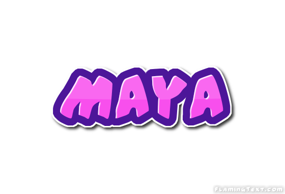 Maya Logo - Maya Logo | Free Name Design Tool from Flaming Text