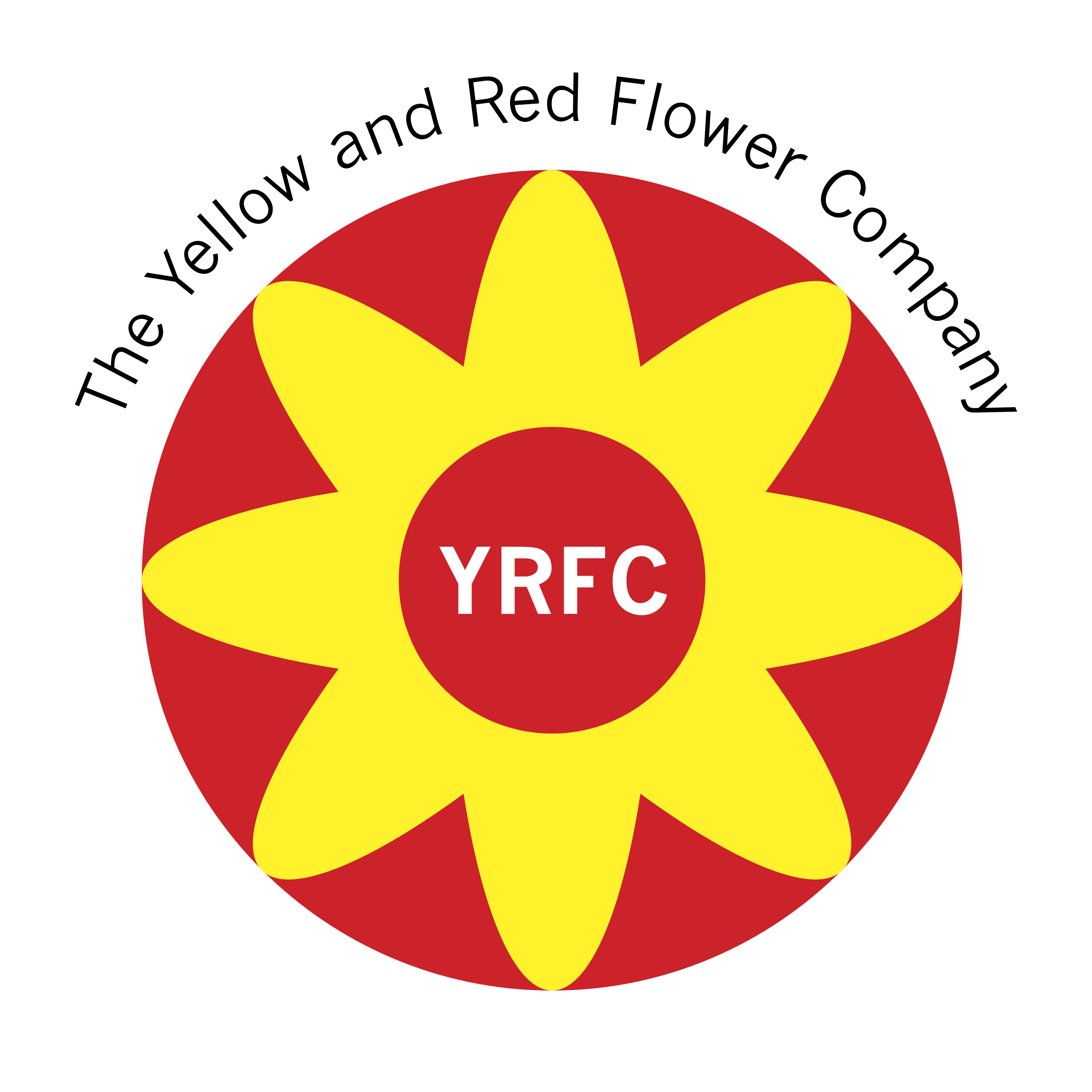 Yellow Flower Looking Company Logo - The Yellow and Red Flower Company Logo PNG Transparent & SVG Vector ...