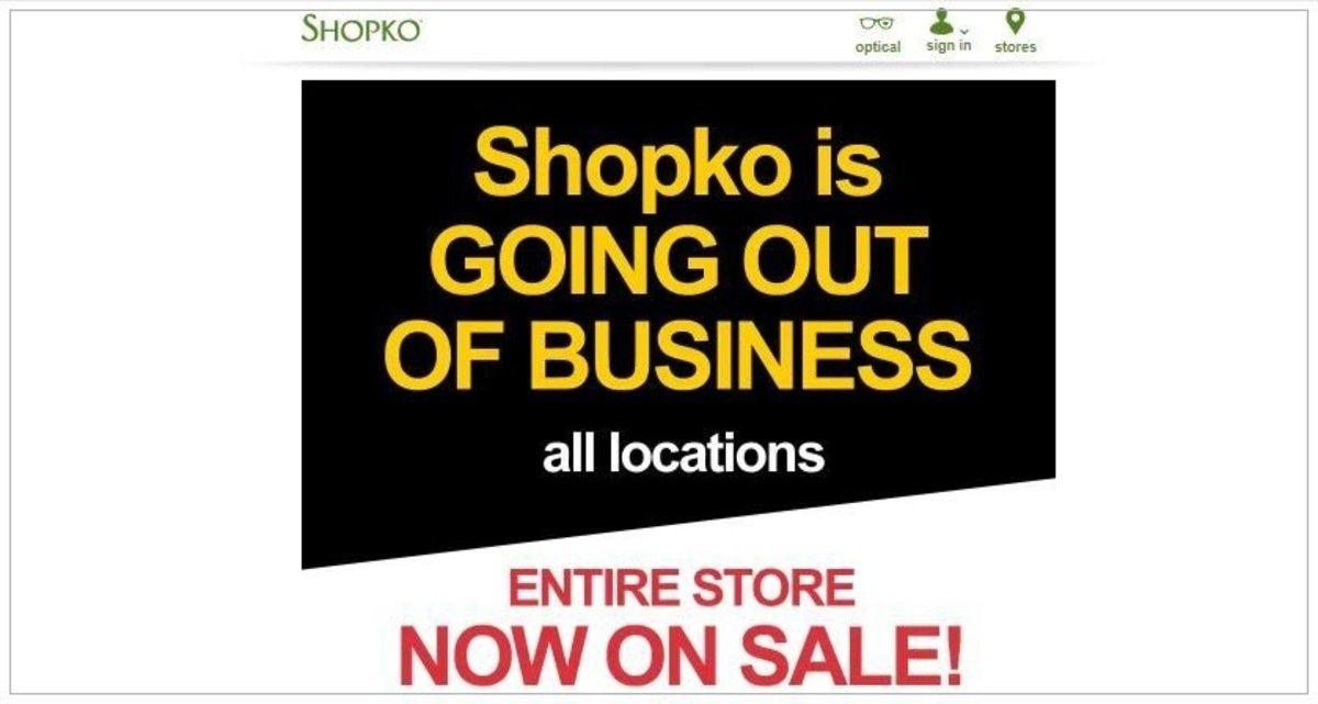 Shopko.com Logo - ShopKo To Begin Liquidation Sales