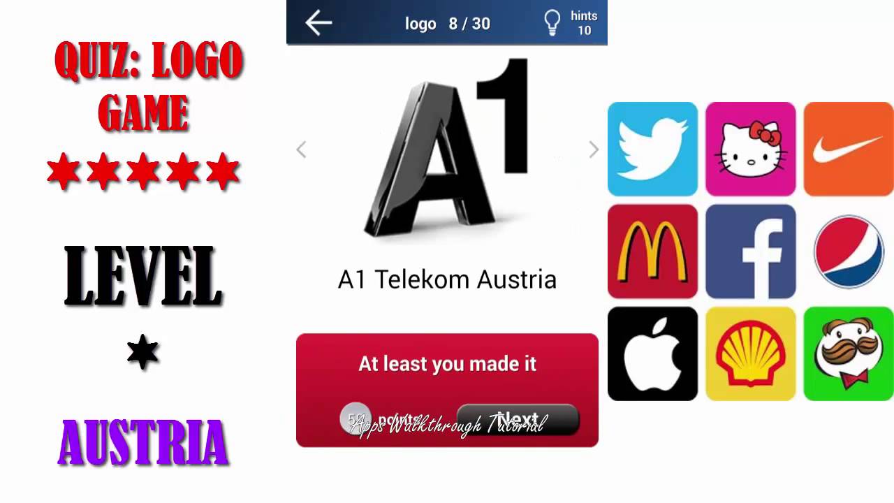 Austria Logo - Quiz: Logo Game Austria - All Answers - Walkthrough ( By Lemmings at work )