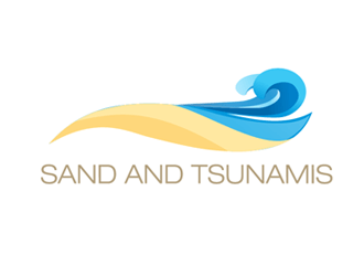 Sand Logo - Sand and Tsunamis logo design