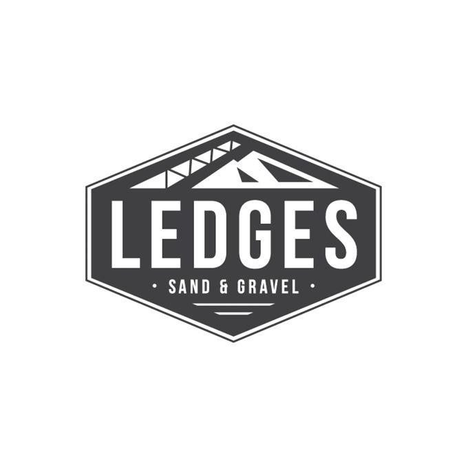 Sand Logo - Ledges Sand & Gravel Logo