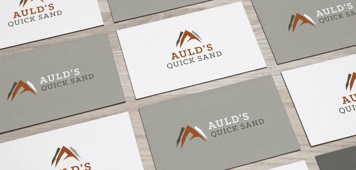 Sand Logo - Auld's Quick Sand Logo · Tom Powell Design