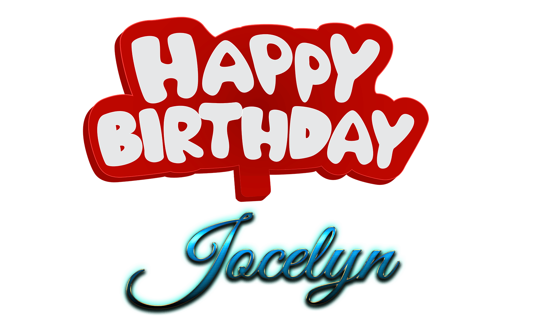 Jocelyn Logo - Jocelyn Happy Birthday Name Logo