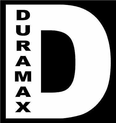 Drumax Logo - DECAL - DURAMAX Logo Emblem - Vinyl Decal Car/Truck Window Sticker
