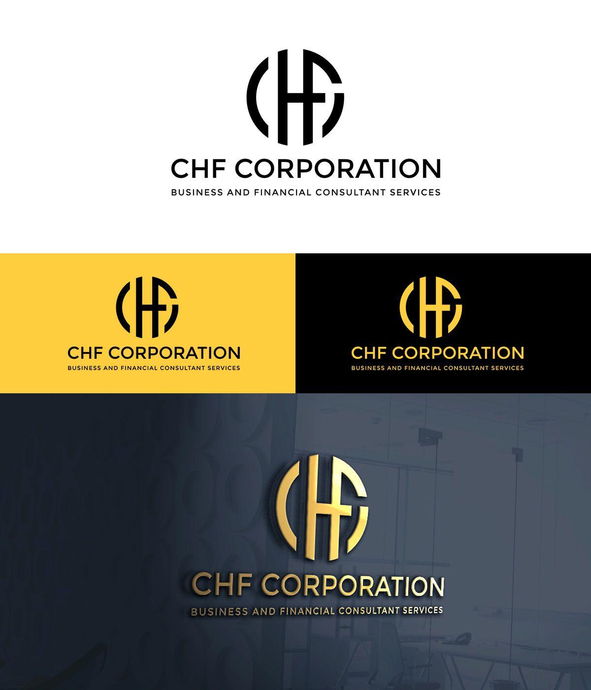 CHF Logo - Professional, Elegant, Financial Service Logo Design for CHF Corp ...