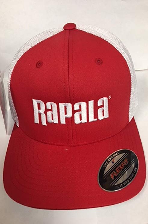 Rapala Logo - Rapala Flex Fit Cap Red/White Mesh Center Logo