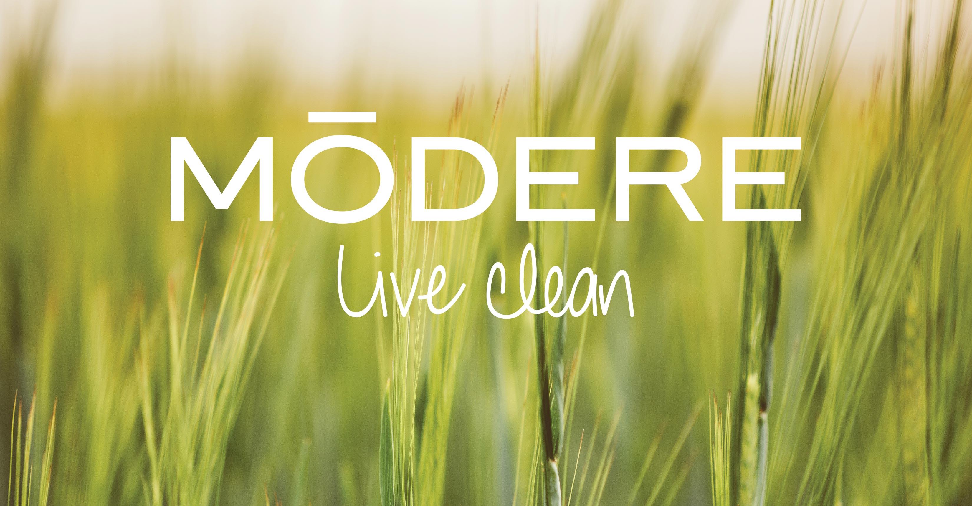 Modere Logo - Modere Live Clean banner