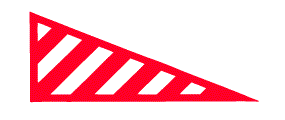 Red with White Triangles Inside Logo - Vehicle markings