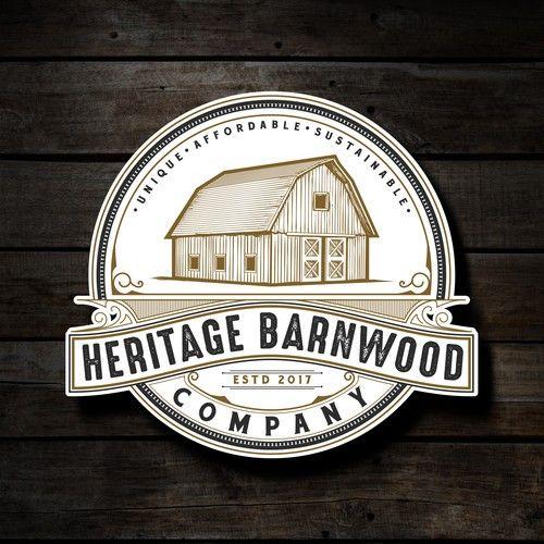 Barnwood Logo - Heritage Barnwood Company - Create a rustic/vintage logo with a ...