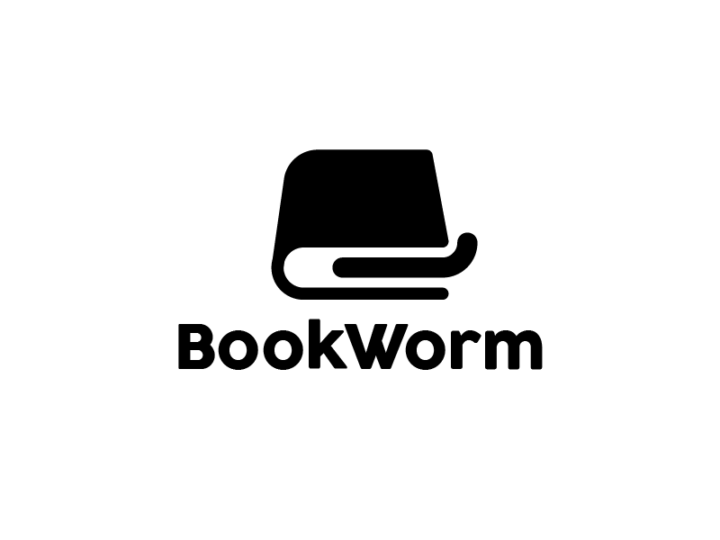 Bookworm.com Logo - Bookworm - 1 Hour Logos - Thirty Logos Challenge Day 14 by Sean ...