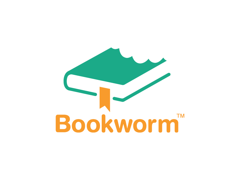 Bookworm.com Logo - ThirtyLogos 14 by Dawson Davis on Dribbble