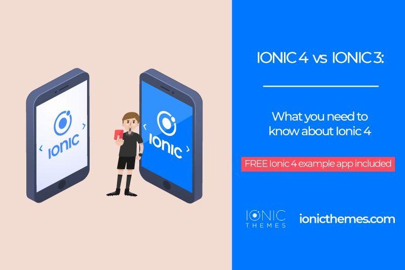 Ionic Logo - Ionic 4 vs Ionic 3