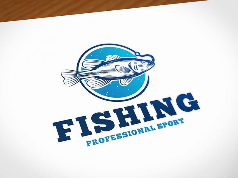 Fishermen Logo - Fishing Sport Logo Template by Alberto Bernabe on Dribbble