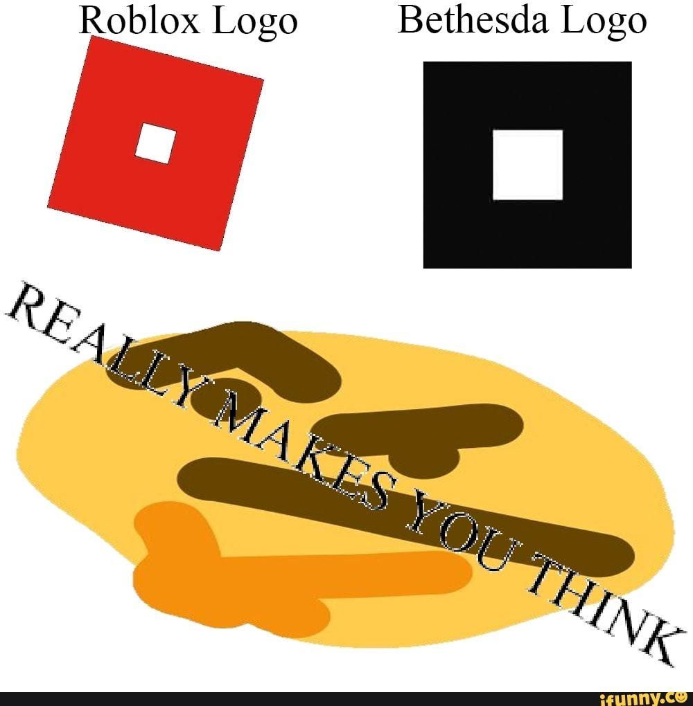 iFunny Logo - R_oblox Logo Bethesda Logo :)