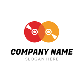 Red and Yellow Circle Logo - 180+ Free Music Logo Designs | DesignEvo Logo Maker