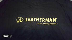 Leatherman Logo - Details about LEATHERMAN® logo mens black t-shirt size 3XL (XXXL) BRAND NEW!