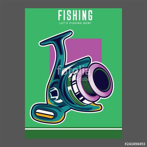 Fishermen Logo - Fishing club vintage logo design, emblem of the trout fishermen ...