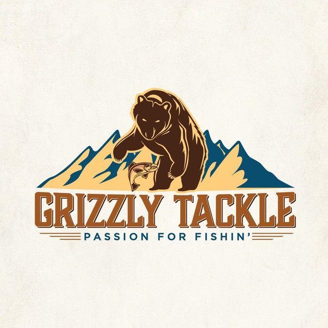 Fishermen Logo - Grizzly Tackle: Logo for fishermen by BestMaxa | logos | Sports logo ...
