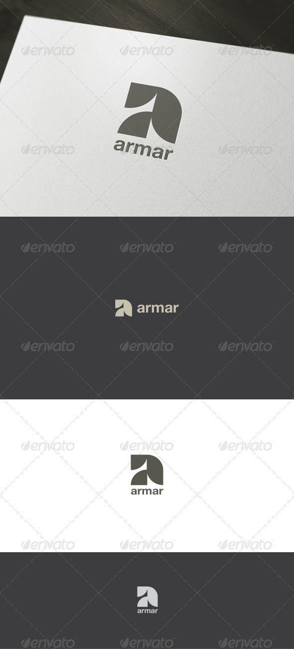 Armar Logo - Letter A Logo #GraphicRiver Armar is a logo of ”a” t | logo—letter ...