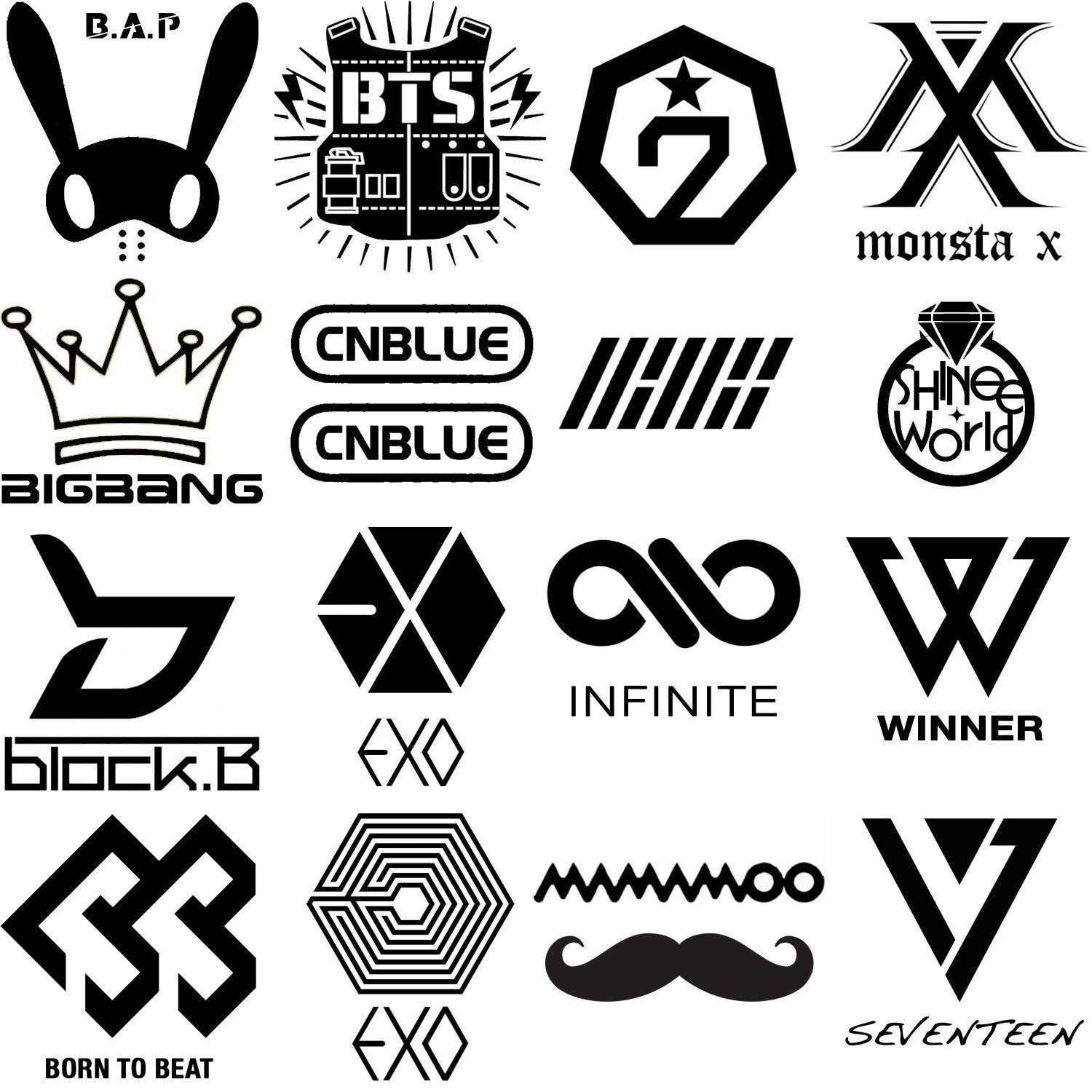 Armar Logo - Puedes Armar Estos Logos De Grupos De K Pop Masculinos?