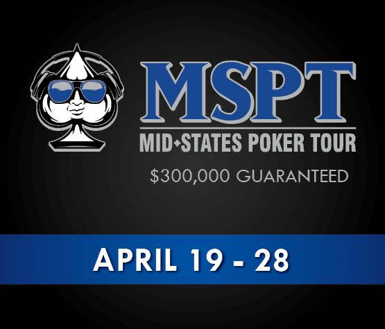 Mspt Logo - Mid-States Poker Tour – April | Tournament Promos | Canterbury Park