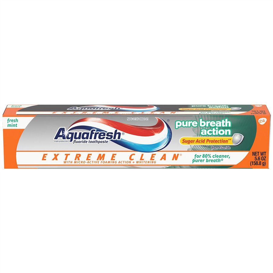 Aquafresh Logo - Aquafresh Extreme Clean Fluoride Toothpaste Fresh Mint