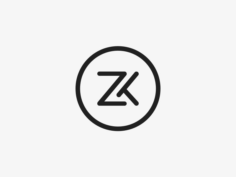 Zk Logo - Z K - Unused | ID | Logo desing, K logos, Monogram logo