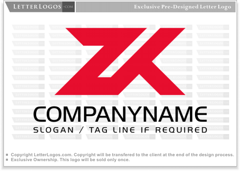 Zk Logo - LetterLogos.com ZK Logo ( Z Logo 17 )