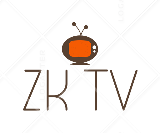 Zk Logo - ZK TV - Public Logos Gallery - Logaster