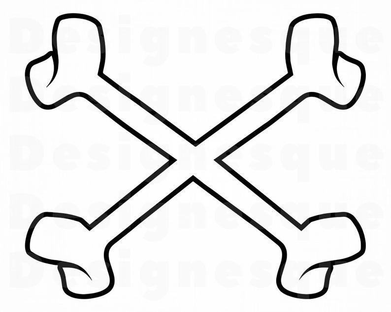Bones Logo - Bones Logo #2 SVG, Bones Svg, Pirate Logo Svg, Bones Clipart, Bones Files  for Cricut, Cut Files For Silhouette, Bones Dxf, Png, Eps, Vector
