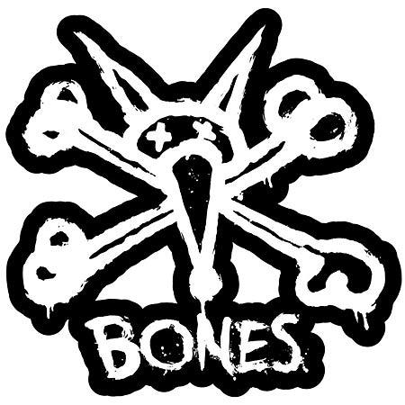 Bones Logo - Bones Wheels Large Logo Sticker