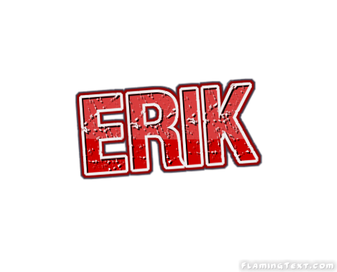 Erik Logo - Erik Logo. Free Name Design Tool from Flaming Text