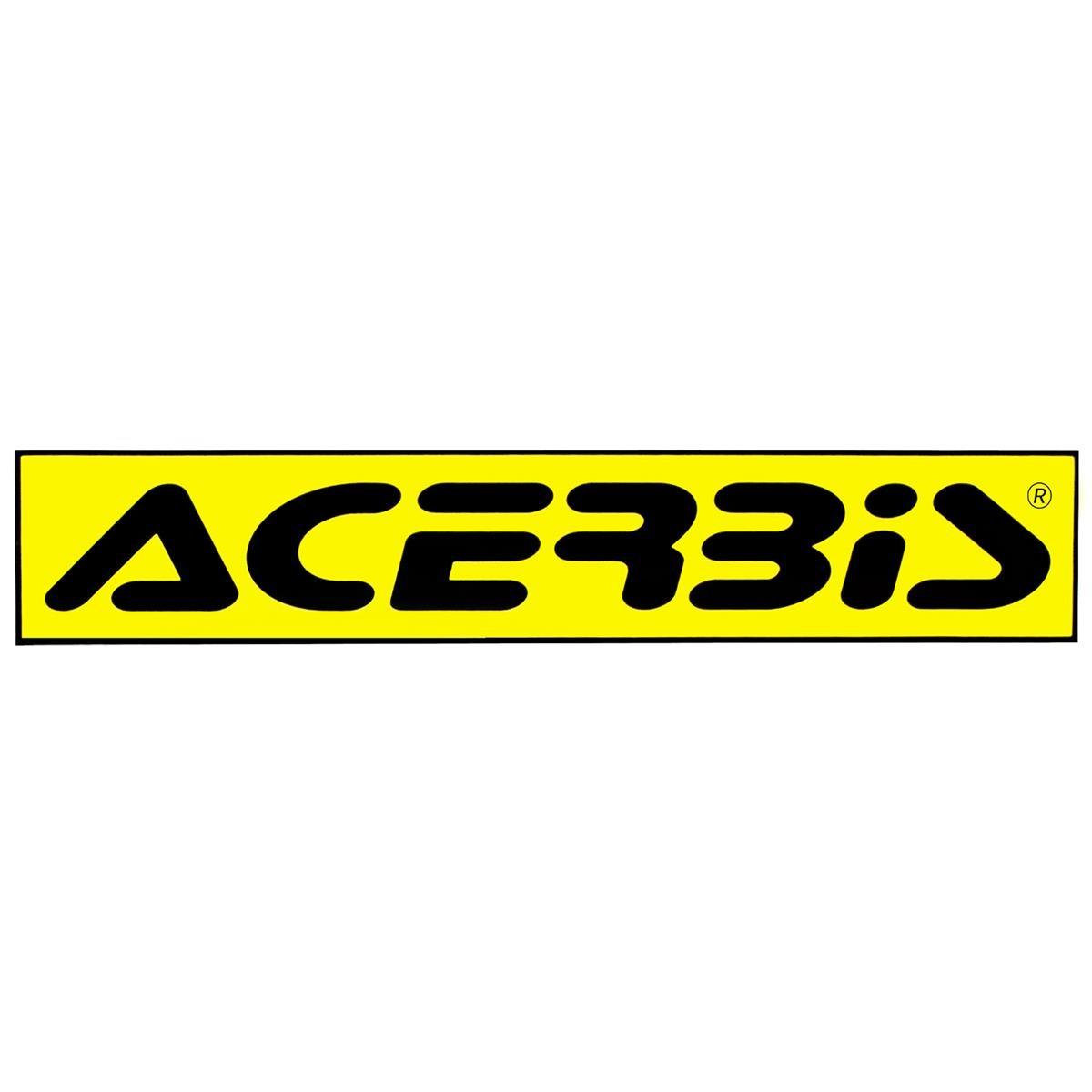 Acerbis Logo - Acerbis Sticker Logo Black/Yellow