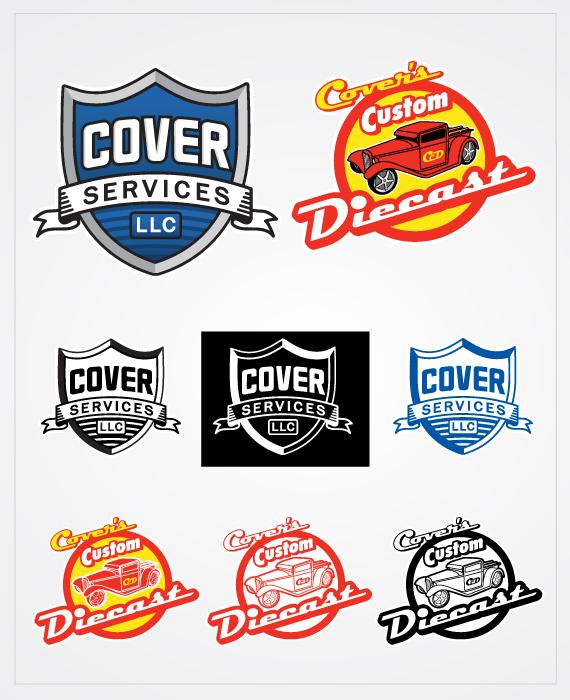 Diecast Logo - Cover Services & Cover's Custom Diecast Logos