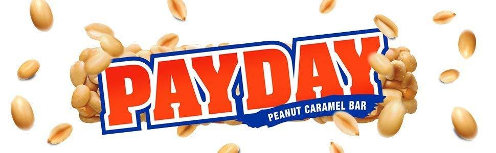 Payday Logo - PAYDAY Peanut Caramel Candy Bar(Pack of 24)