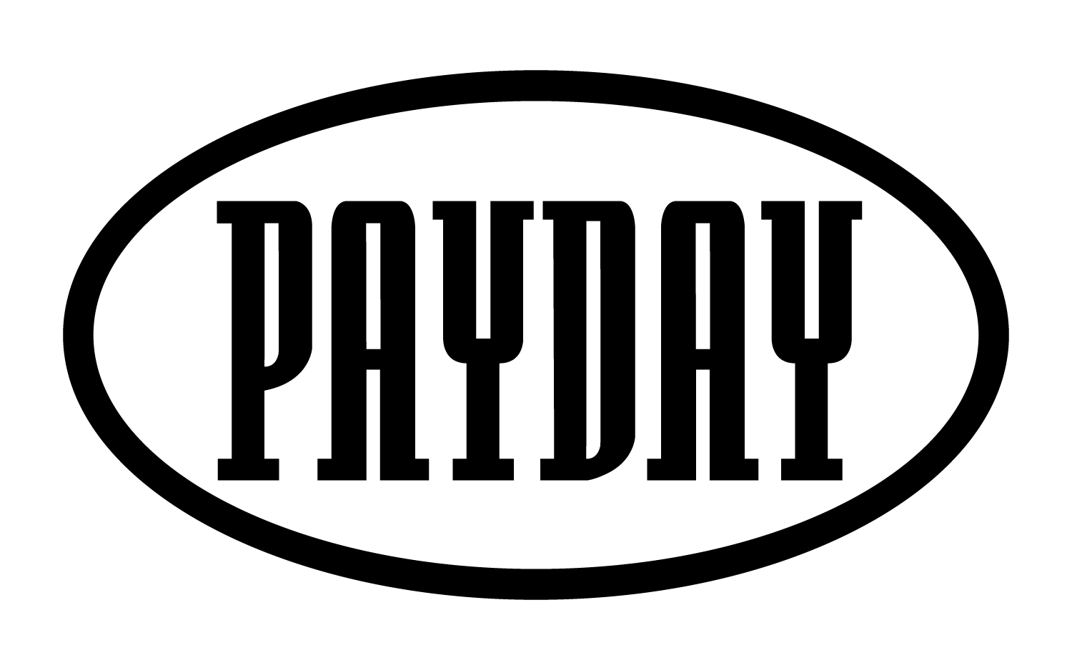 Payday Logo - Payday Logo BW (1).png