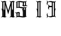 MS-13 Logo - Best MS -. El Salvador, Gangsta tattoos