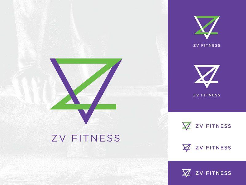 ZV Logo - ZV Fitness Logo, Alternate by Garrett Campagna on Dribbble