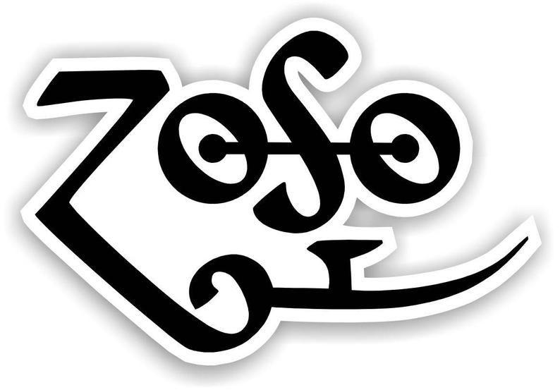 Zoso Logo - Led Zeppelin Zoso - Vinyl Sticker Decal - band indoor/outdoor full color  logo