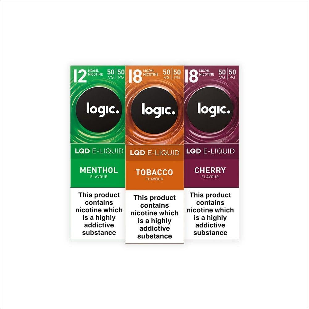 Lqd Logo - Logic LQD Refill E Liquid Bottles