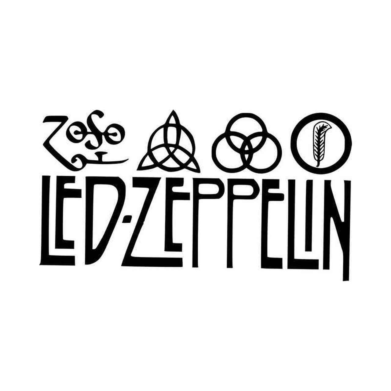 Zoso Logo - Led Zeppelin Zoso Vinyl Decal Sticker