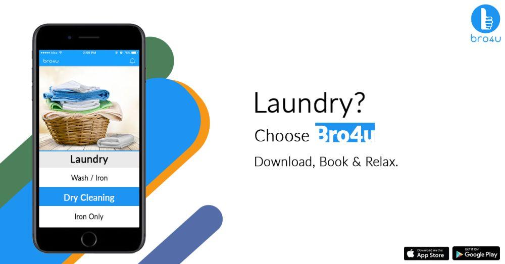 Bro4u Logo - Why do residents of Pune opt for doorstep laundry services?