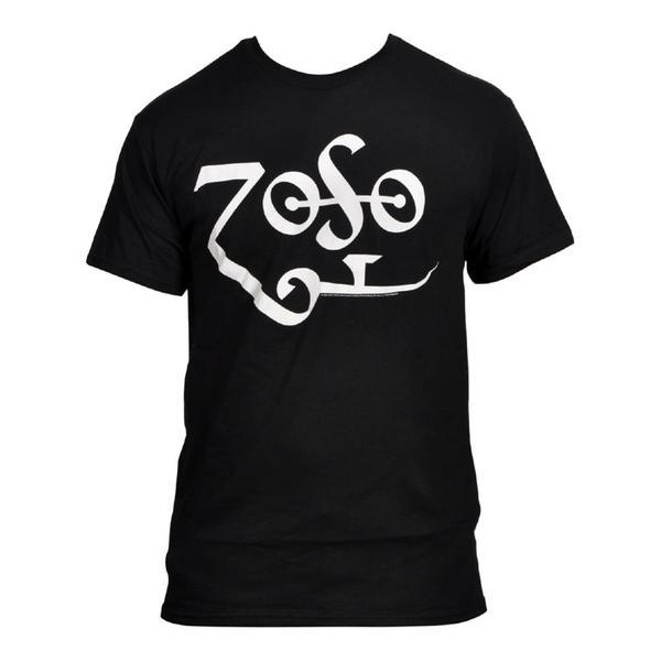 Zoso Logo - Led Zeppelin Jimmy Page White Zoso Logo Men's T-Shirt